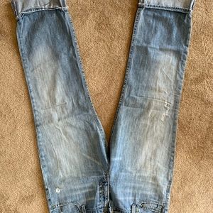 Cuffed boyfriend jeans